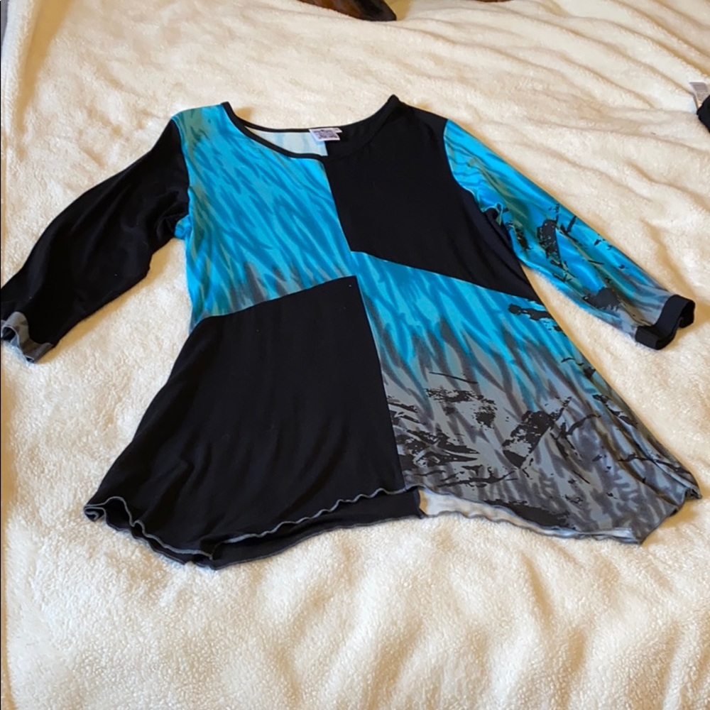 New with tags asymmetrical shirt